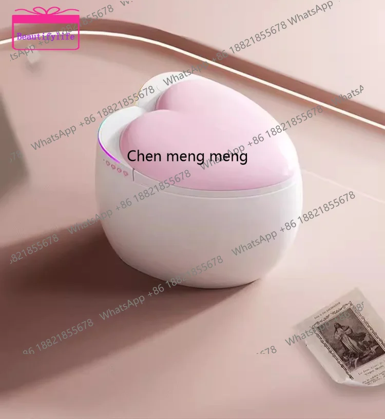 YL Round love foam shield voice automatic personality, instant household toilet
