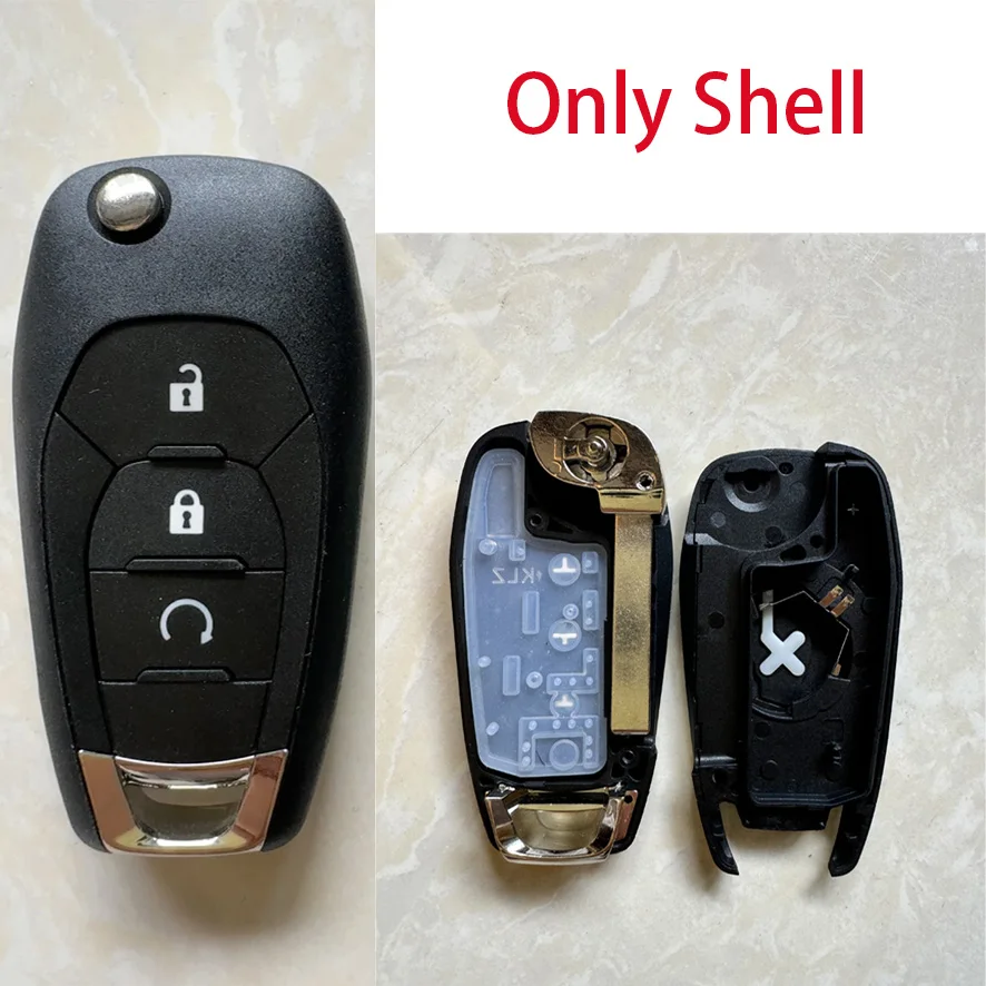 Obudowa kluczyka do Chevrolet Cruze Aveo 2014 2015 2016 2017 2018 Smart Folding 2 3 4 Buttons Remote Key Fob Car