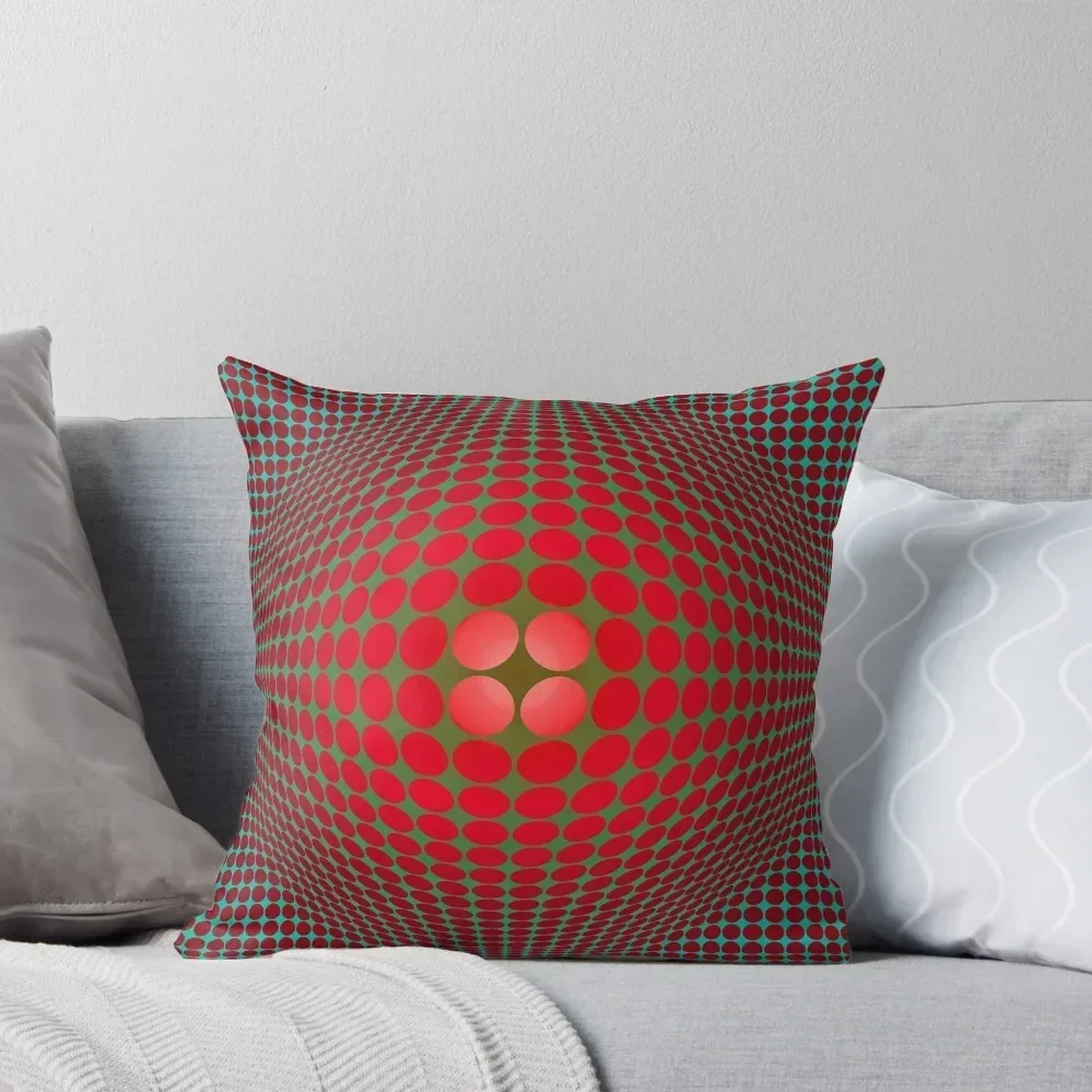 

Victor Vasarely Homage 57 Throw Pillow Pillowcases For Pillows Christmas Pillows Throw Pillow Pillow Case