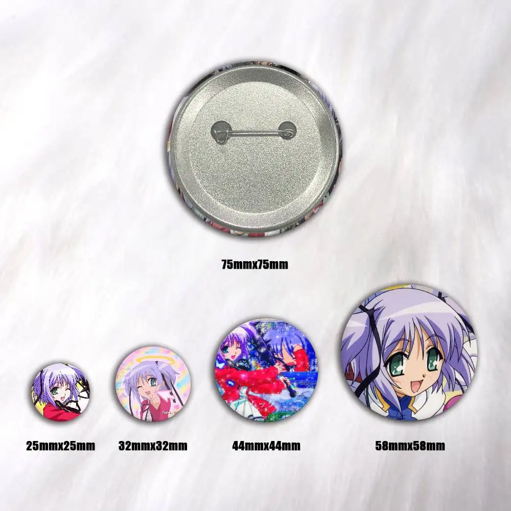 A-Bludgeoning Angel Dokuro-chan. Badge On Backpack Accessories Manga Icons Pins Round Brooches For Clothes Bag Decor Gifts
