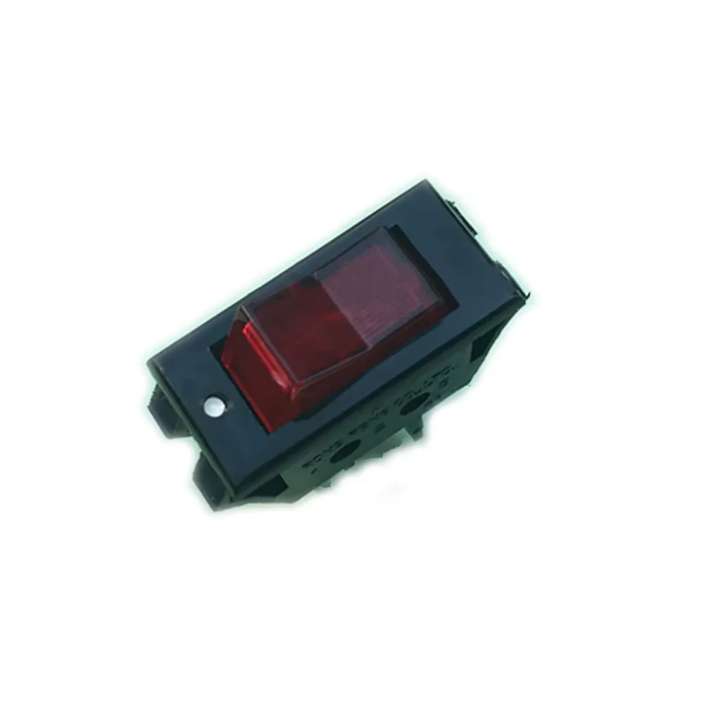 For RONG FENG RF-1001 Rocker Switch 3 Pins 2 Positions 10A 250VAC T85 Red
