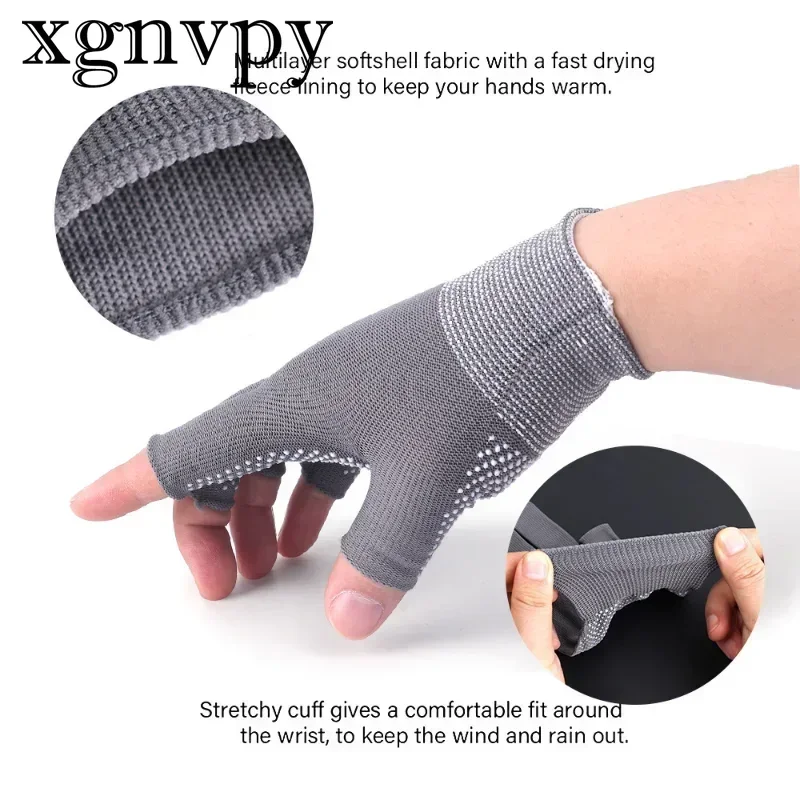 xgnvpy Summer Sun Protection Adhesive Non-slip Cycling Gloves for Women and Men Touch Screen Thin Outdoor Gloves