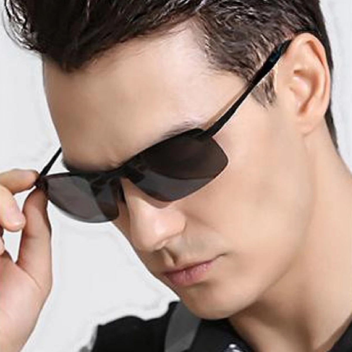 Herren-Sonnenbrille, Nachtsichtbrille, Fahrbrille für Männer, Nachtfahrerbrille, Nachtsichtlinse, Damen-Sonnenbrille, nicht polarisiert, modisches Accessoire – Detail 1