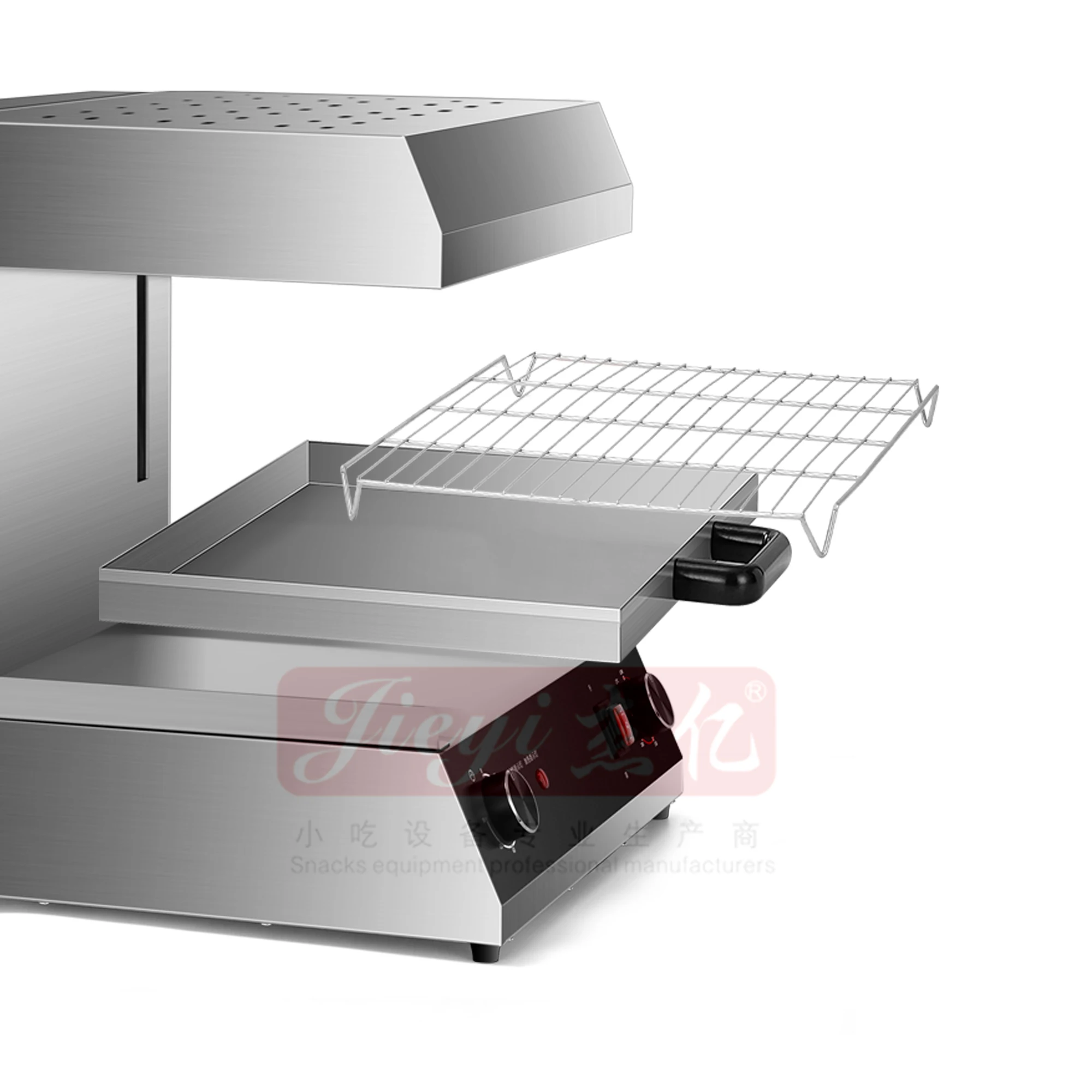 New Commercial Stainless Steel Electric Automatic Lifting Salamander Oven BBQ Grill CE Certified High Productivity view 4