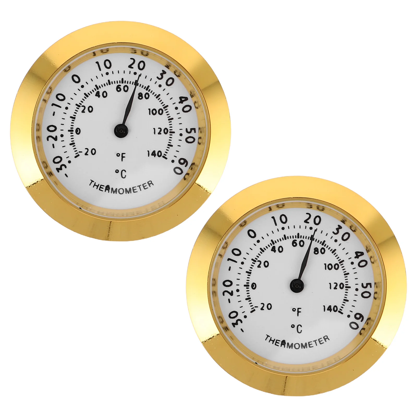 

2pcs Mini Temperature Humidity Meter Indoor Hygrometer Real Time Monitor Compact Sensor For Home Wall Desk Use High