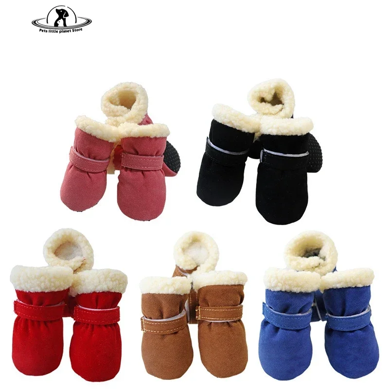 Winter Dog Boots Cat Pet Boots Doggy Puppy Chihuahua Yorkshire terrier Poodle Bichon Maltese Schnauzer Pet Boots Socks Non-slip