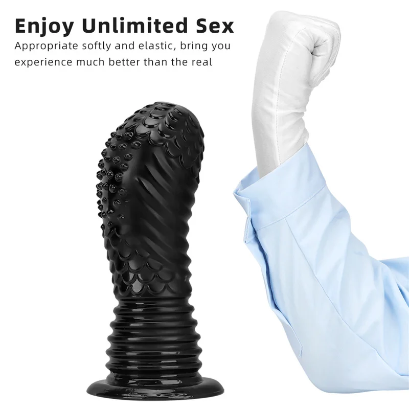 Énorme plug anal avec ventouse pour adultes, gros plug anal, dilatateur d'anus, jouets sexuels pour adultes, massage de la prostate, gode de poing