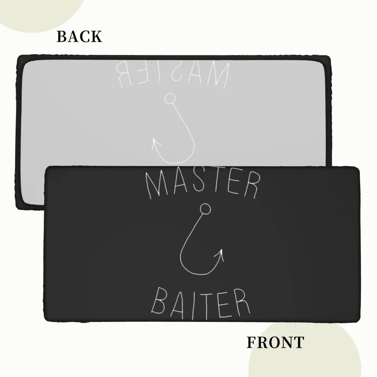 Master Baiter Customized Rectangular Tablecloth Waterproof Table Cover for Dining Events Table Cloth