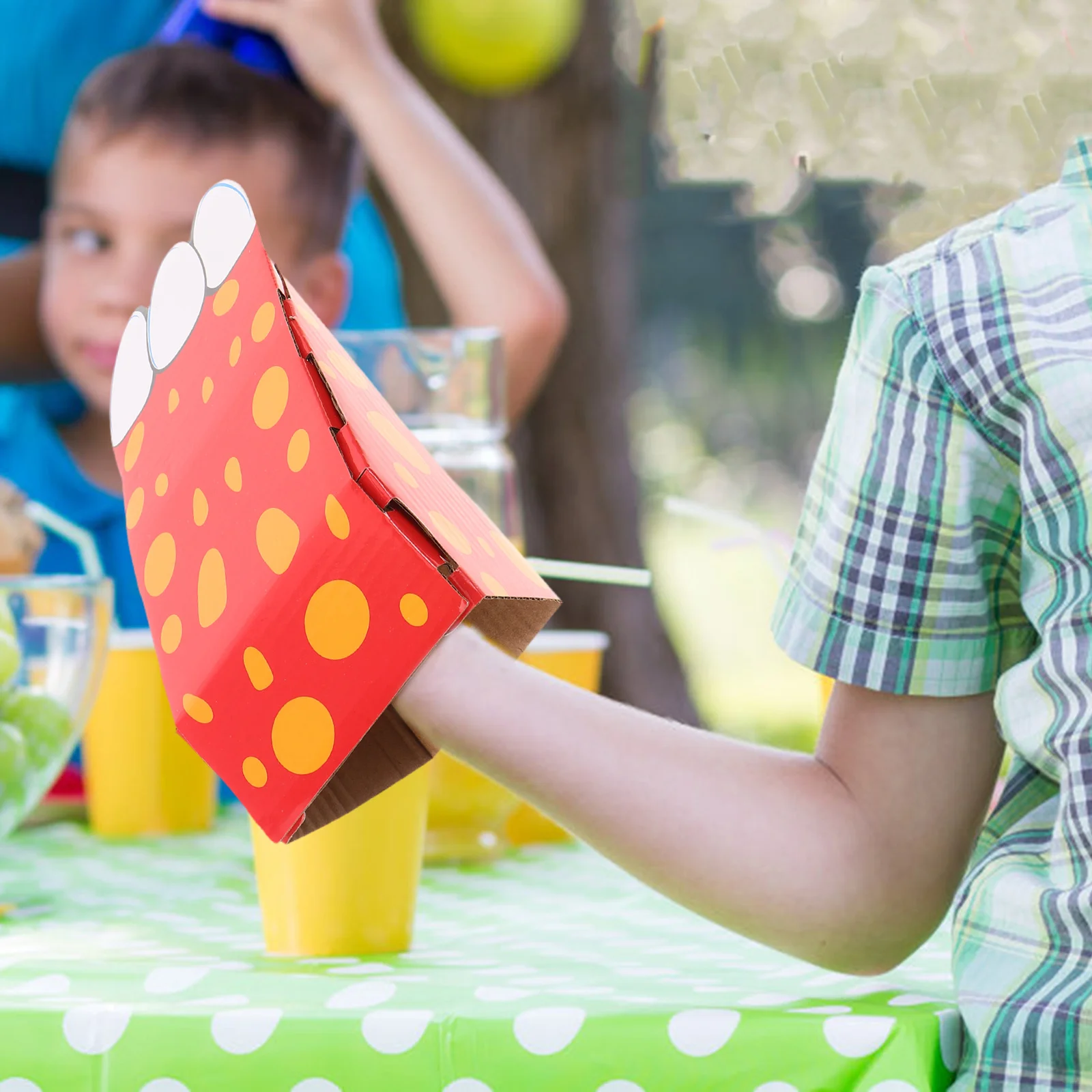 Griffes de Costume en carton pour enfants, bricolage, artisanat en Carton portable pour fête d'halloween, jeu de simulation, jeu de rôle éducatif