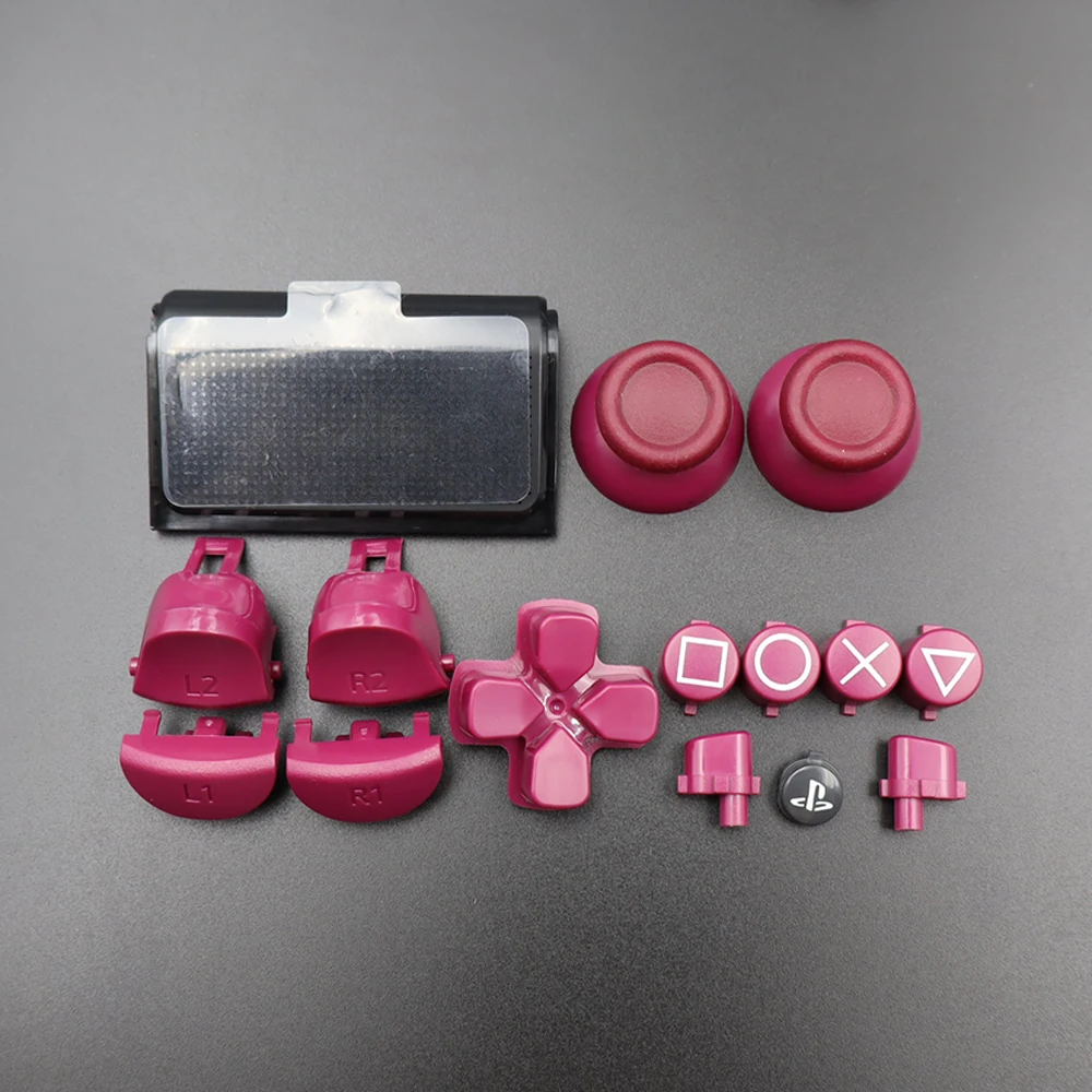 1 أزرار كاملة D-Pad L1 R1 R2 L2 الزناد لوحة اللمس أيقونة عمل أزرار المفاتيح لسوني PS4 برو JDS-040 تحكم إصلاح أجزاء