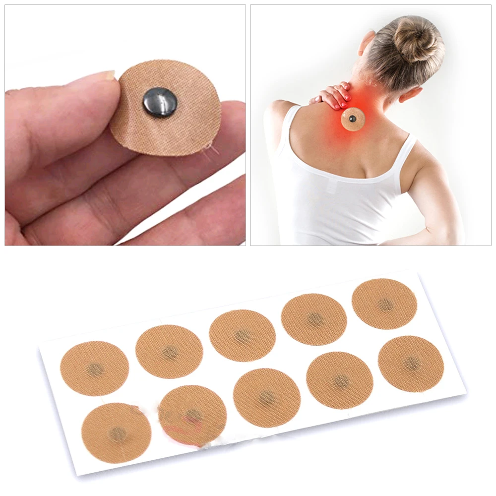 Magnetic Patches 1Sheet(10 Magnet)Pain Relief Body Health Magnet Natural Therapy Magnetic Acupoint Patches Magnet