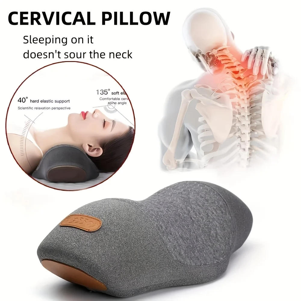 

Neck Support Pillow Portable Travel Neck Memory Foam Sleep Pillows Slow Rebound Enhancing Protect Relaxed Back Traction Device