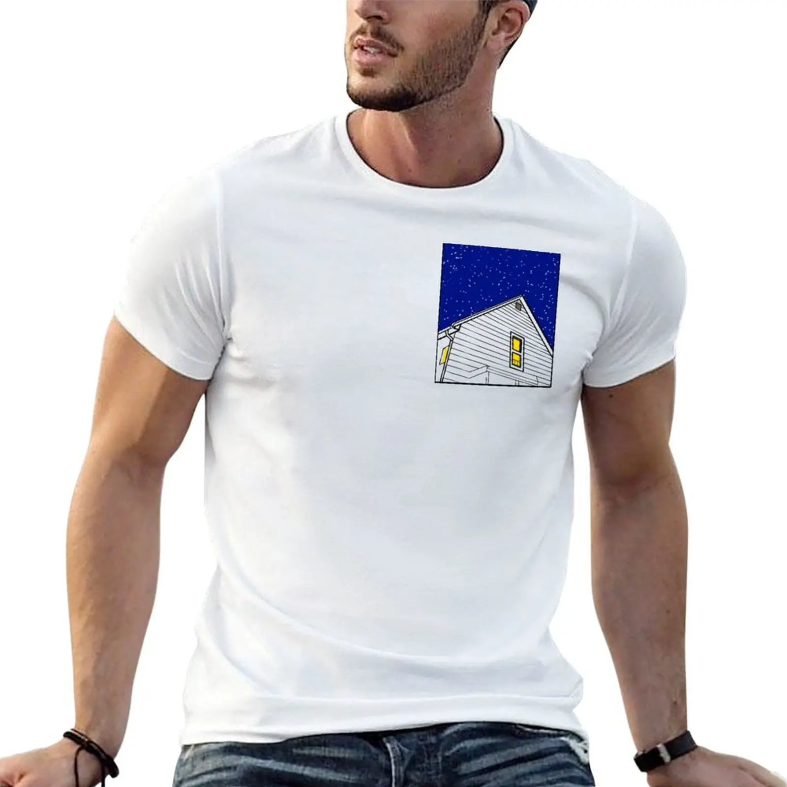 

midwestern emo house T-Shirt graphic t shirts for man mens graphic t shirts man t shirt heavy cotton T-shirt