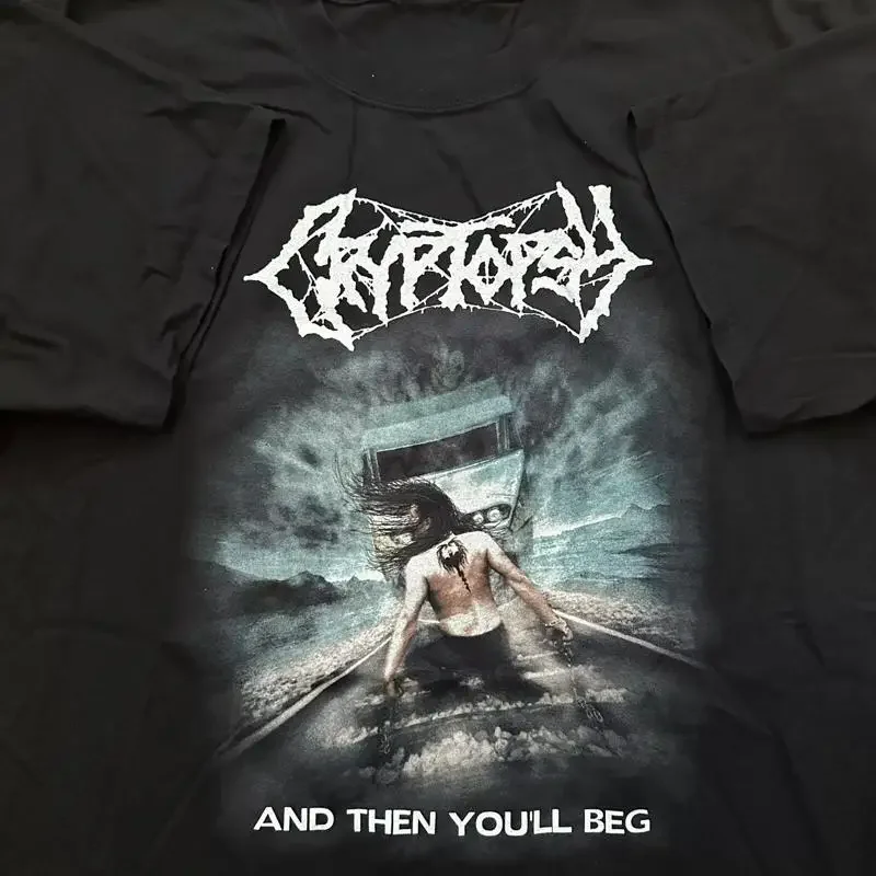 Cryptopsy Band Black T Shirt Cotton Full Size S 5Xl 7D1657