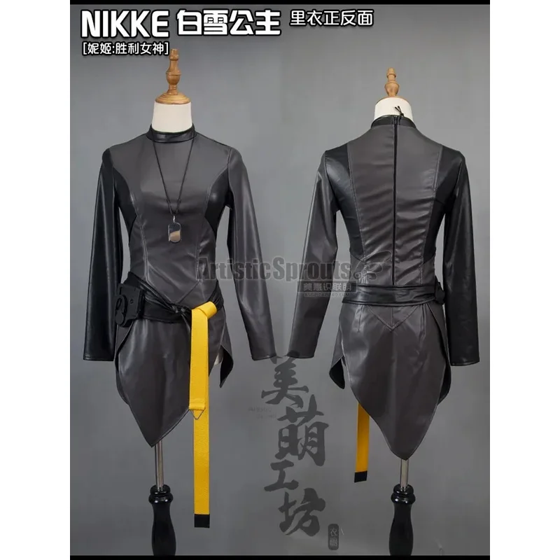 أزياء NIKKE Pioneer Snow Princess التأثيرية للهالوين زي الأميرة عباءة الثلج بدلة درع