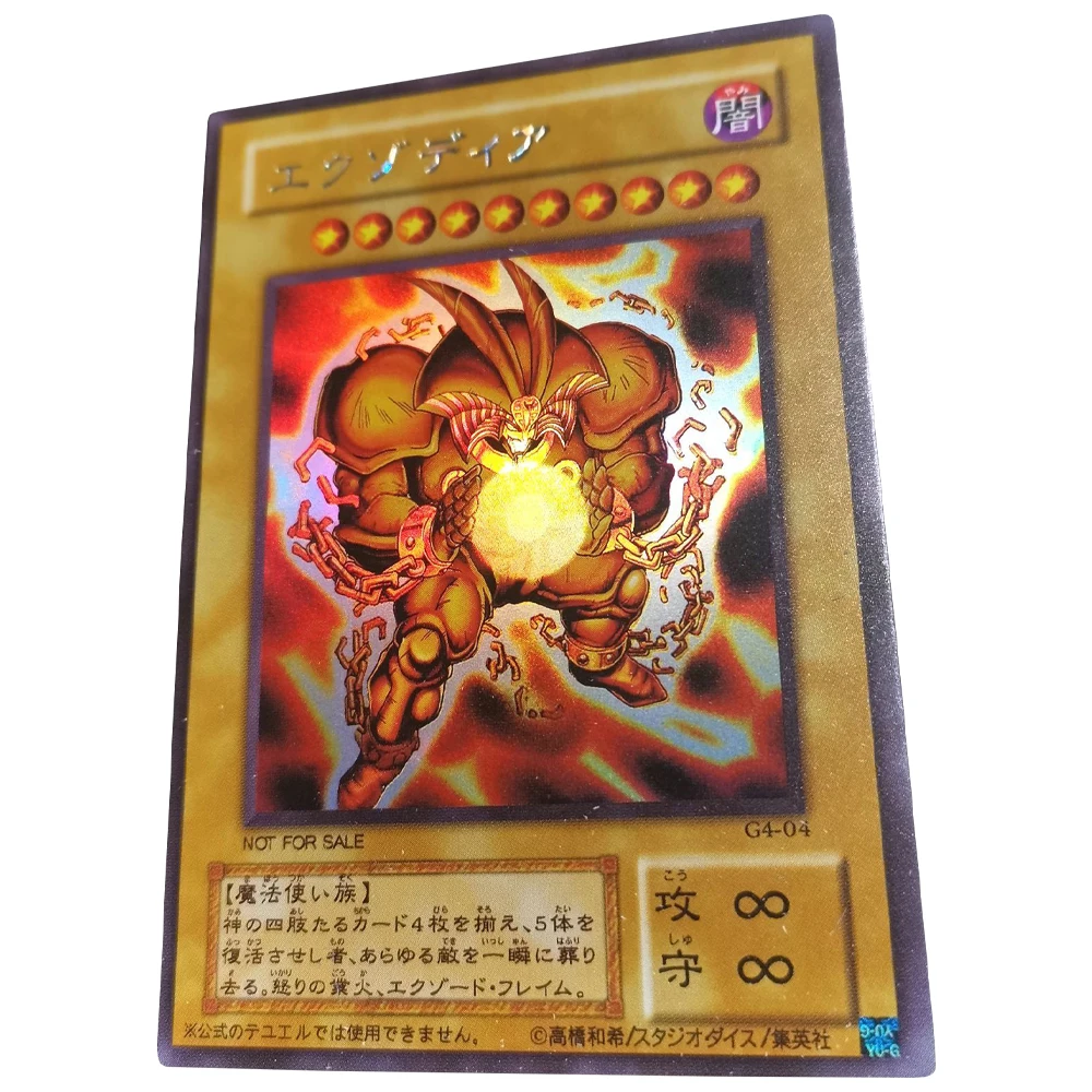 

Yu-Gi-Oh Hot Silver Flash Cards Exodia the Forbidden One Single Cards Classic Anime Game Collection Cards Gift Toys