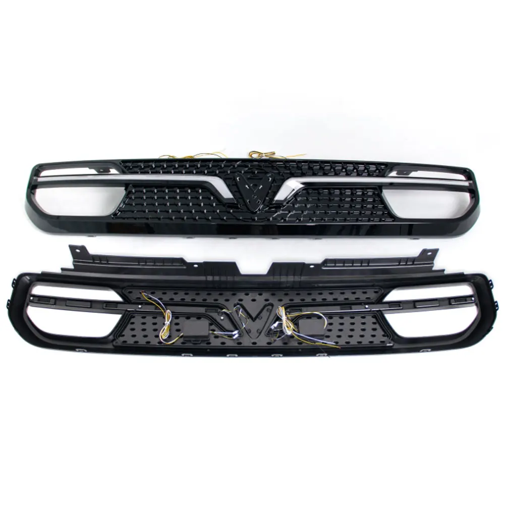 For VF3 Taillight LED Through Light Pure Electric car for VinFast Front Grille Light Modification Turn Signal Driving Lamp - Image 3