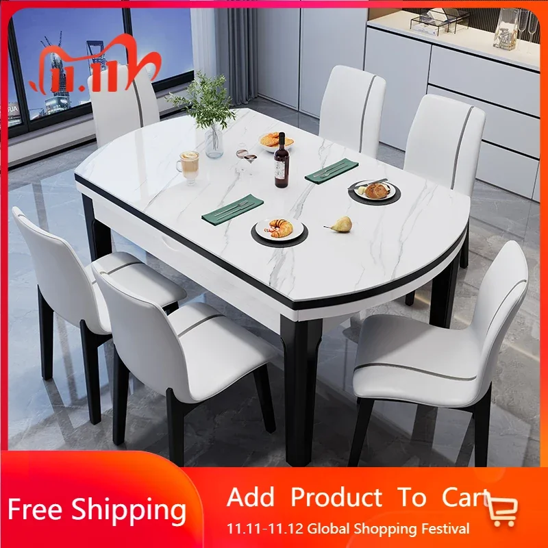 

Скандинавский кухонный обеденный стол, стулья, прямоугольные столы для гостиной, ресторан, современный пикник, Mahjong Tavolo Pranzo, мебель для отеля