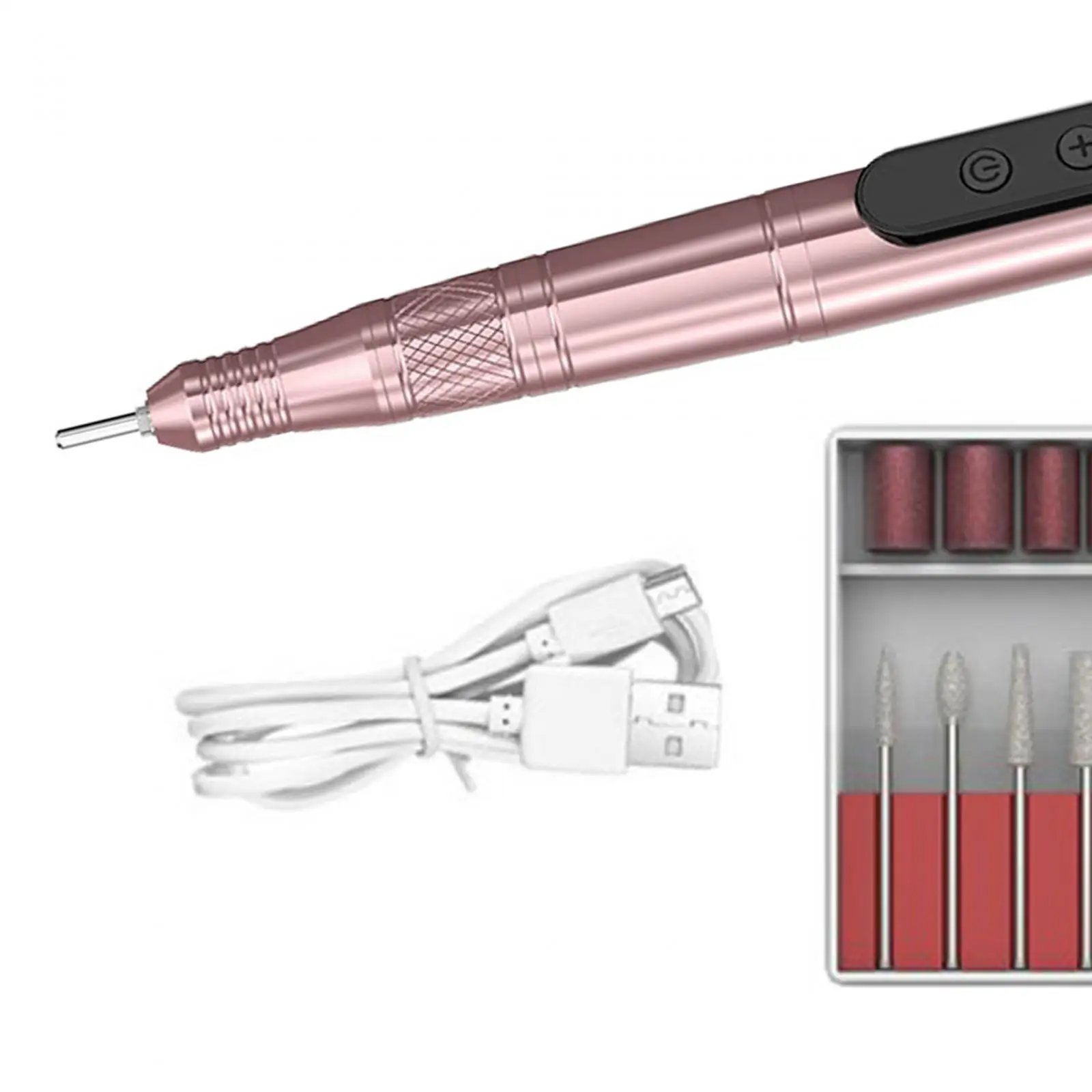 Electric Nail Drills Efiles Nail Drills Nail Grind Trims Removing Acrylic Nails Portable 35000RPM Grinding Fingernail Grinder