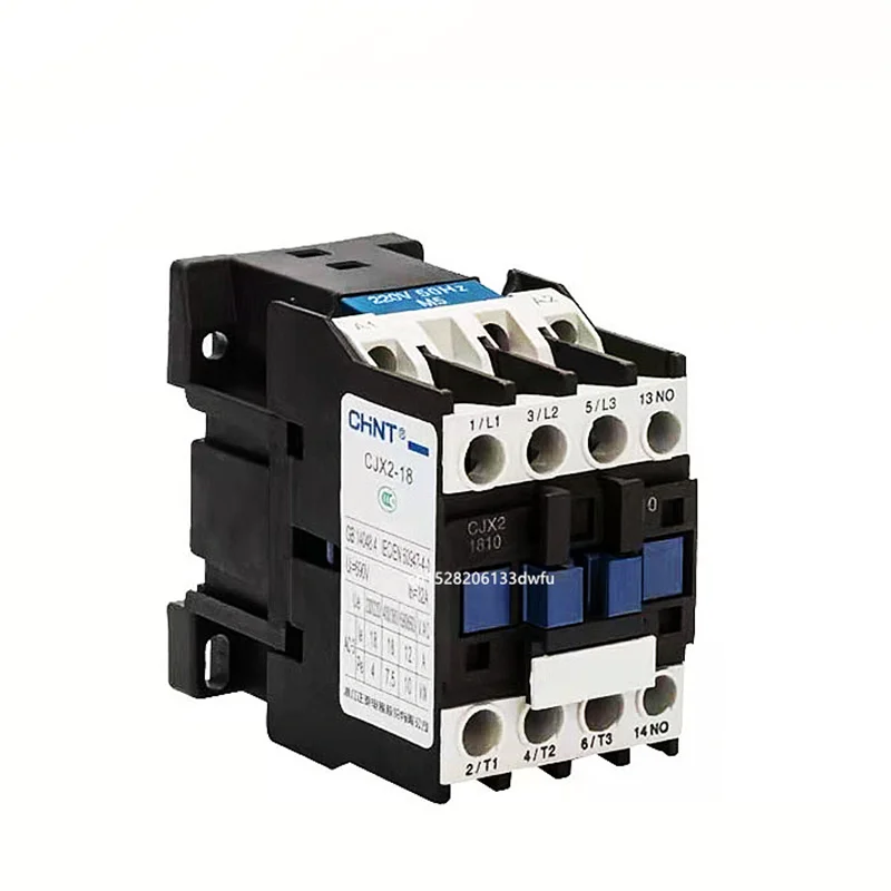 CHINT NXC-18 18A LC1D AC Contactor CJX2-1810 1801 NO NC LC1 DIN Rail Mount Electric Power Contactor AC 24V 36V 110V 220V 380V