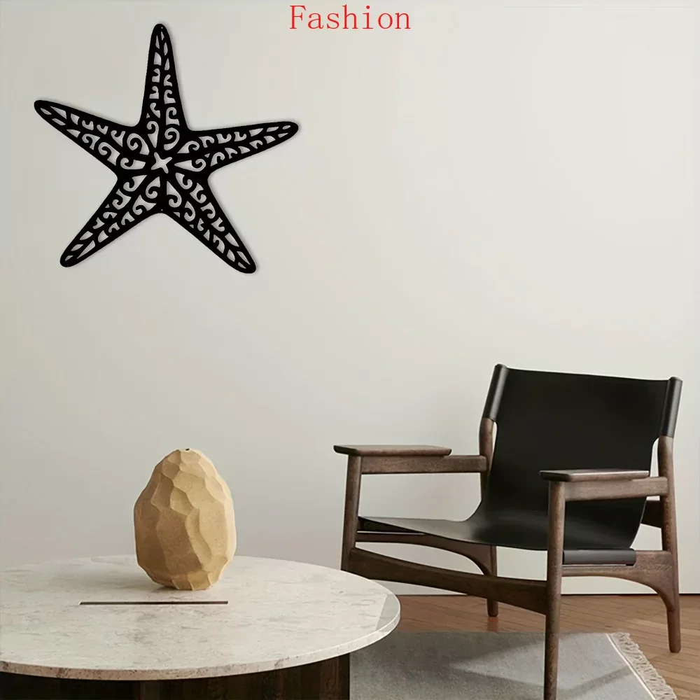 Металлический домашний декор для береговой морской звезды, океана, пляжа, металлическое внутреннее украшение, домашние настенные подвески, декор для гостиной, спальни, украшение для стены