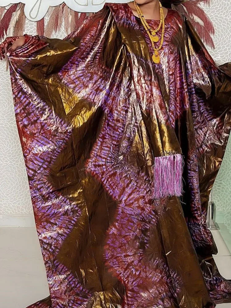 

Женское африканское платье-дашики с принтом, длинное макси-платье с шарфом, праздничное платье в стиле Анкара, новая модная коллекция для женщин 2025 года