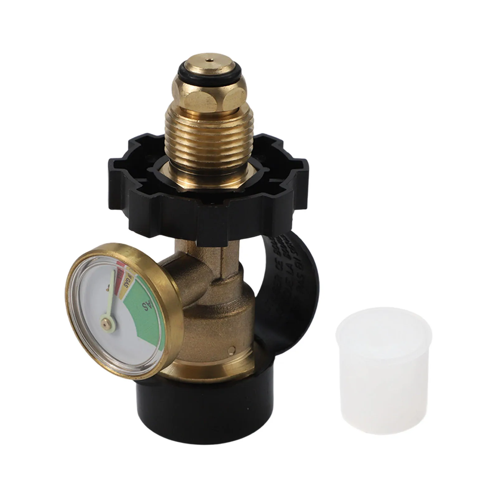 For Camping Stoves Pressure Gauge Gas Tank Connector Cooking Experiences 95*50mm 3.74*1.96in Compatible With Type 1