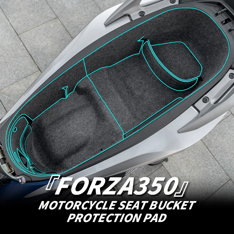 Gebruikt Voor HONDA FORZA350 Fietsaccessoires Zetel Emmer Pad Motorfiets Opslag Bescherming Pad Box Liner Bagage Tank Cover