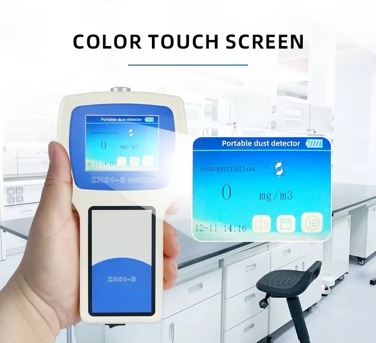 Portable Dust Concentration Meter Flowing Dust Detector for Public Air Quality Monitoring Unit
