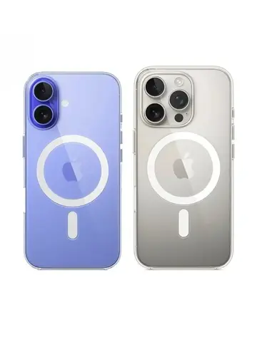 Luxury Clear For Magsafe Wireless Charge Matte Phone Case For iPhone 18 17 AIR 11 12 13 14 15 16 Pro Max Plus Magnetic Cover