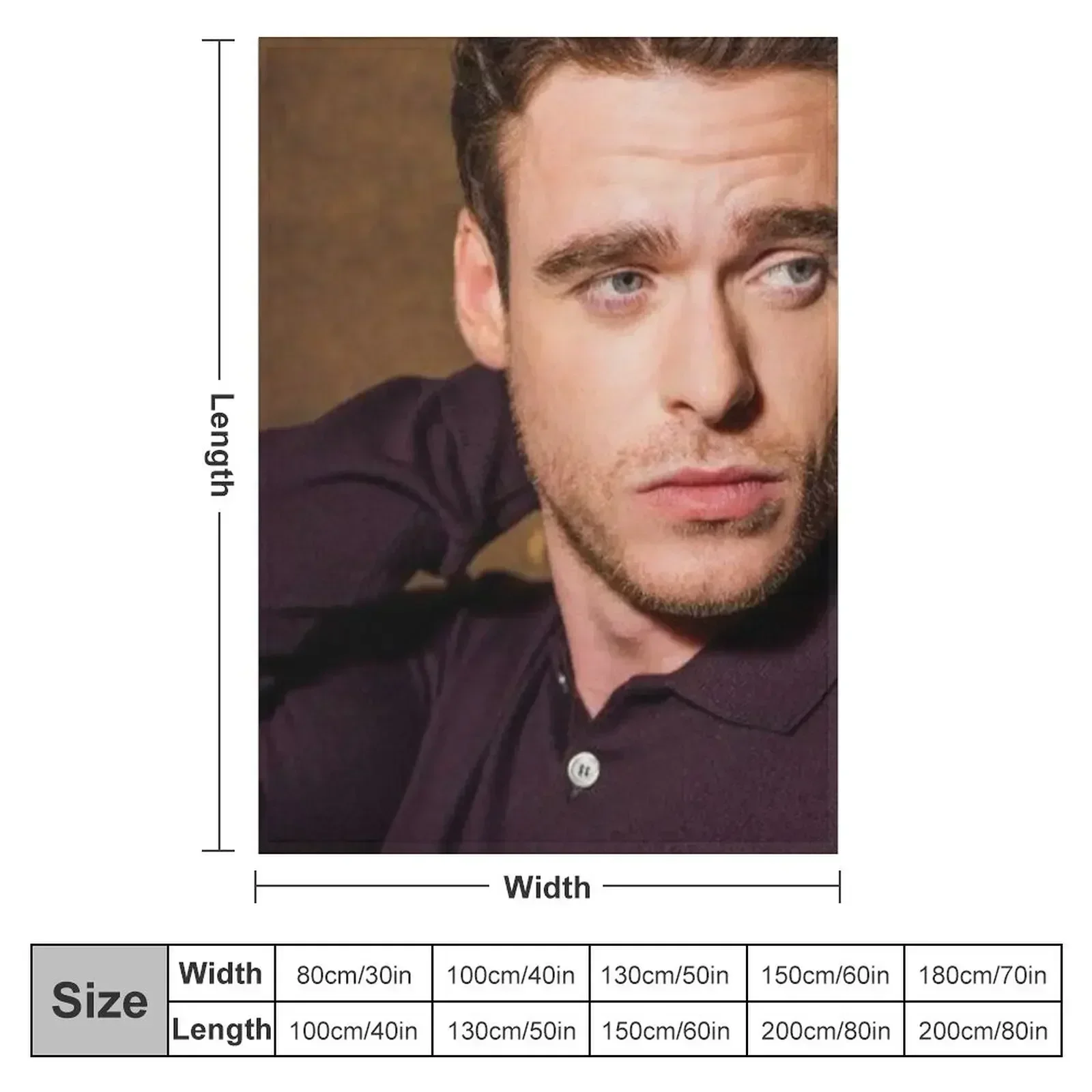 New richard madden Throw Blanket wednesday Soft Plaid Softest Sofa Quilt Luxury Designer Beautifuls Blankets
