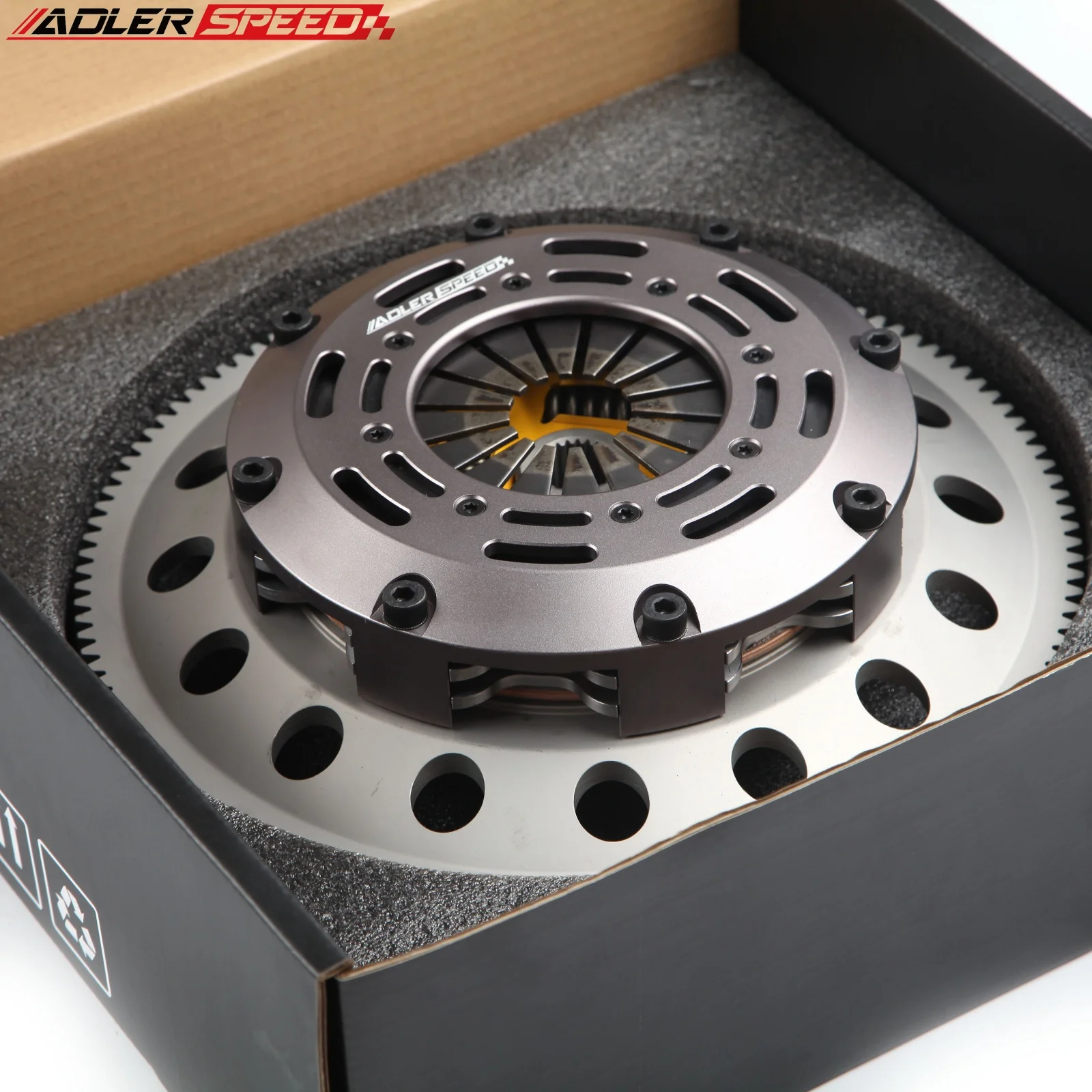 

ADLERSPEED Sprung Clutch Twin Disc & Flywheel For Nissan 350Z INFINITI G35 VQ35DE Medium WT