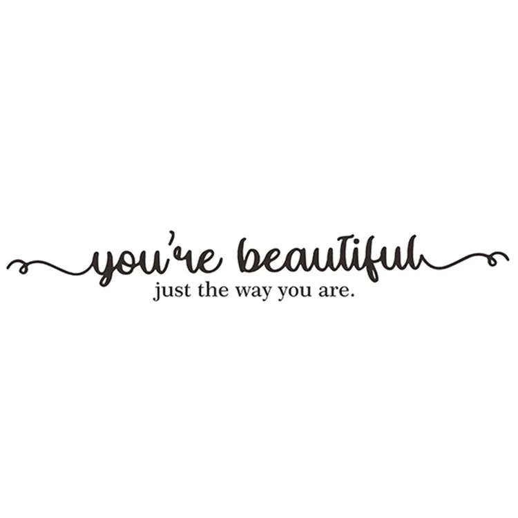 Inspirierende englische Slogans-Wandaufkleber für Badezimmer, Wohnzimmer, Dekoration, Kunst, Tapete, Heim-Make-up-Spiegel, selbstklebende Aufkleber – Detail 7