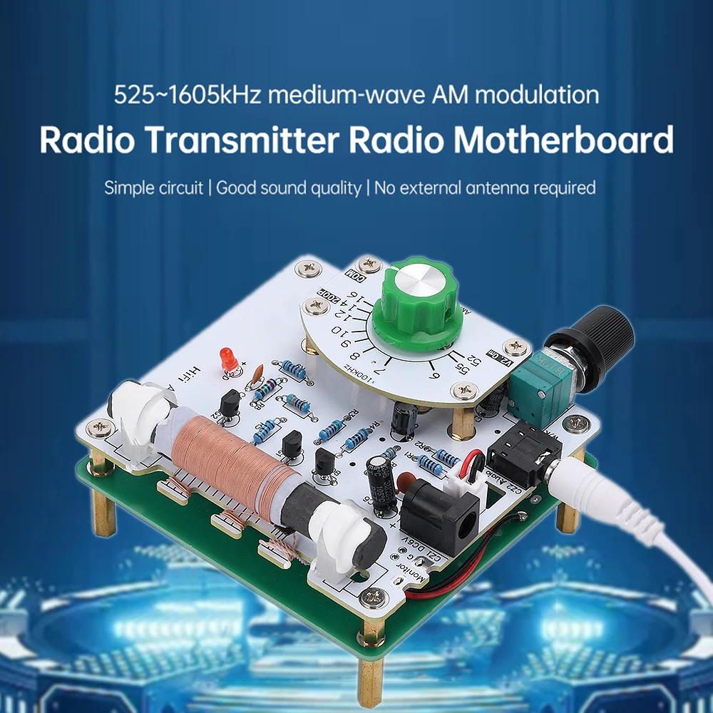 6V 525 ~ 1605kHz Mittelwelle am Amplituden modulation Funksender DIY-Platine eines speziellen Erz mess funkmoduls