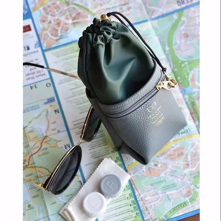 Glasses bag large capacity and convenient sunglasses storage bag lanyard fashion versatile for men and women