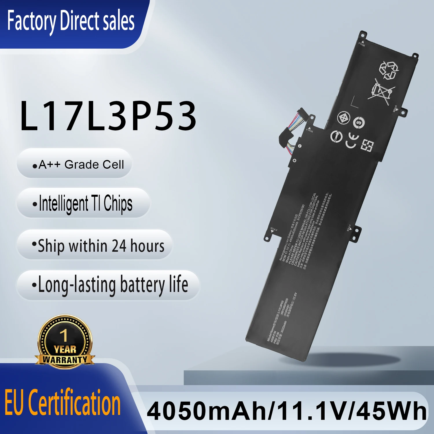 L17L3P53 L17M3P55 Laptop Battery For Lenovo ThinkPad S2 Yoga L380 L390 Thinkpad 2018 Series 01AV482 SB10K97626 01AV481 01AV483