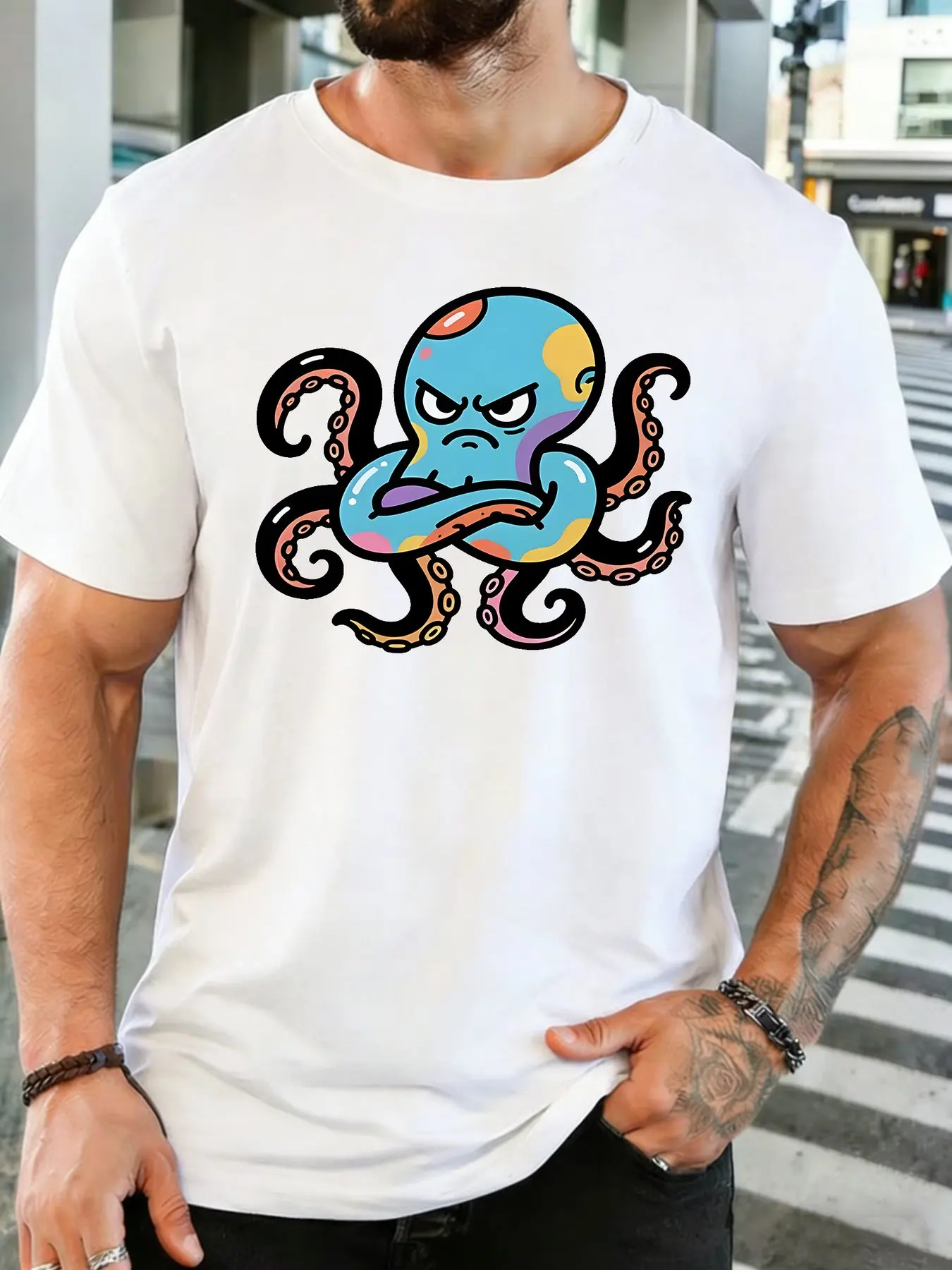 Male Black Round Neck T Shirt Crown Hot Dog With Mustard Print Hot Dog Queen Slogan Funny Retro Fast Food Daily Cotton Tee