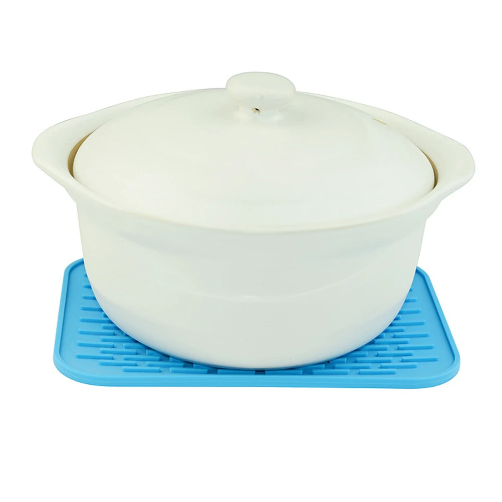 

Silicone Insulation Pads Table Mats Square Cooking Coaster Baking Mat Placemat Heat Resistant Non Toxic Waterproof Flexible Anti