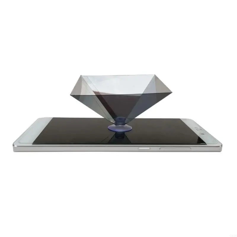 

G92C Universal Cell Phone Hologram Py-ramid Display Projector Stand 360-Degree Images Cartoon Interaction