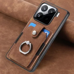 Magnet Leather Case For Xiaomi Mi 15T 14T 13T 11T 15 13 11 Lite 5G NE 10T 11i 11X 17 Pro Max Card Slot Wallet Back Case Cover
