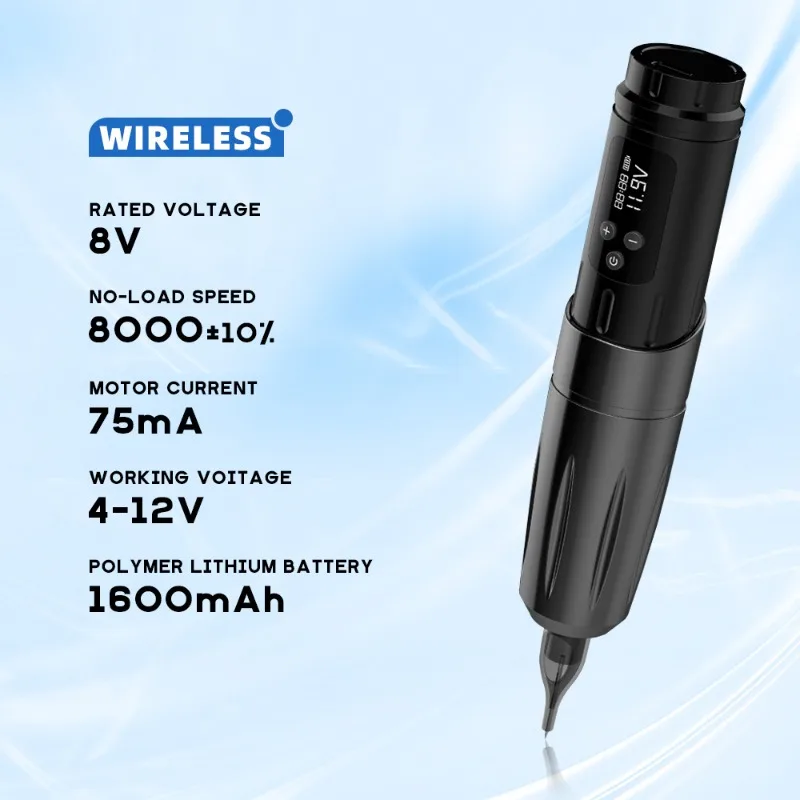 Wireless Permanent Makeup Kits Battery Tattoo Machine Full Kit Beginners Tattoos Gun Set Micropigmentation Machines Accessories