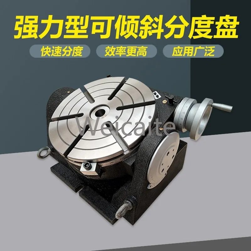

Machine Tool Multifunctional Powerful Tilting Indexing Disc Adjustable Angle Rotary Worktable TSK-160