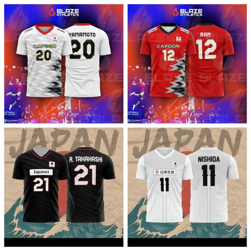 Japanische Volleyball-Familienkleidung, R. Takahashi 21, Ishikawa 14, Sport- und Freizeitbekleidung, atmungsaktives, schnelltrocknendes, locker geschnittenes T-Shirt. – Detail 4