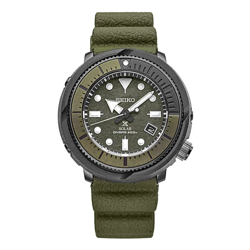 Zegarek męski Seiko Prospex Series Solar Zegarki 20Bar Wodoodporne świecące zegarki kwarcowe