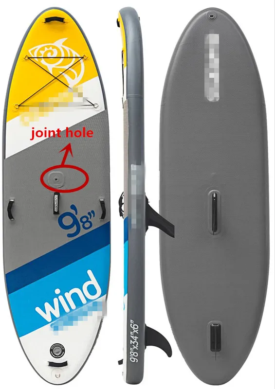 Innovative inflatable sail rig for beginner SUP surfer