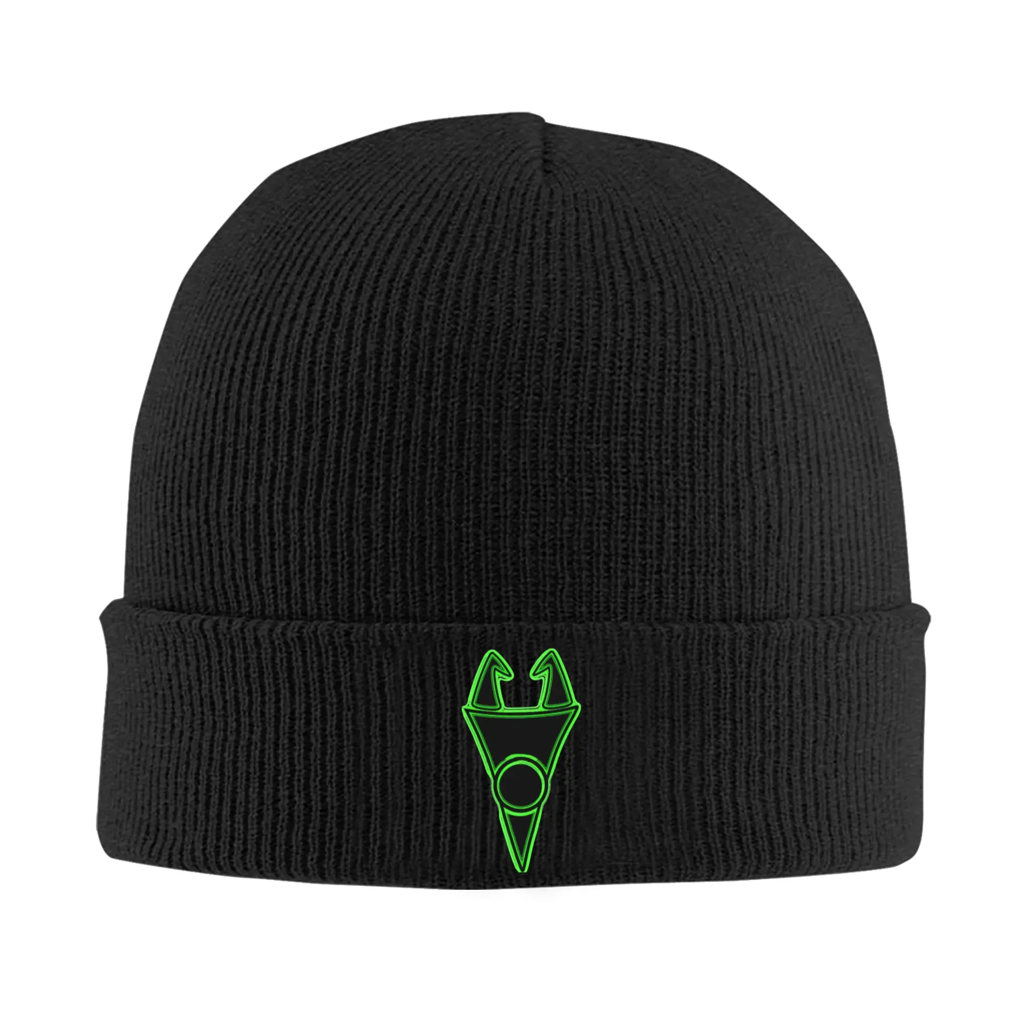 Irken Invader Symbol Knitted Hat Beanies Autumn Winter Hat Warm Acrylic  Fashion Invader Zim Cap Men Women Gift,