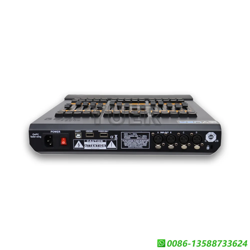 Console On 2 M A Pc Fader Wing DJ Disco Stage Light 512DMX Controller For Party Club Music Bar Disco Lighting Control Equipment