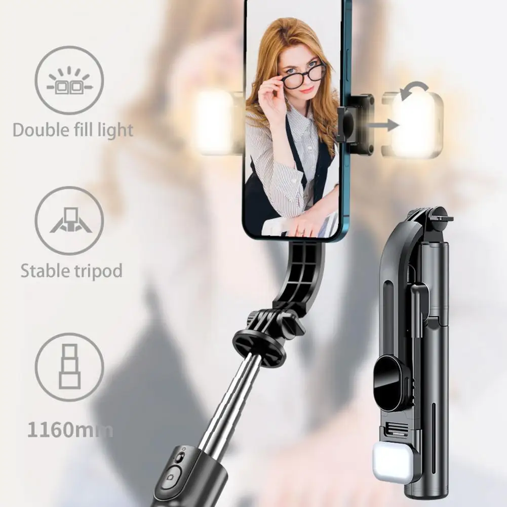 Solid Adjustable Anti-slip Phone Tripod Stand with Bluetooth-compatible 4.0 Remote Control Cellphone Accessories