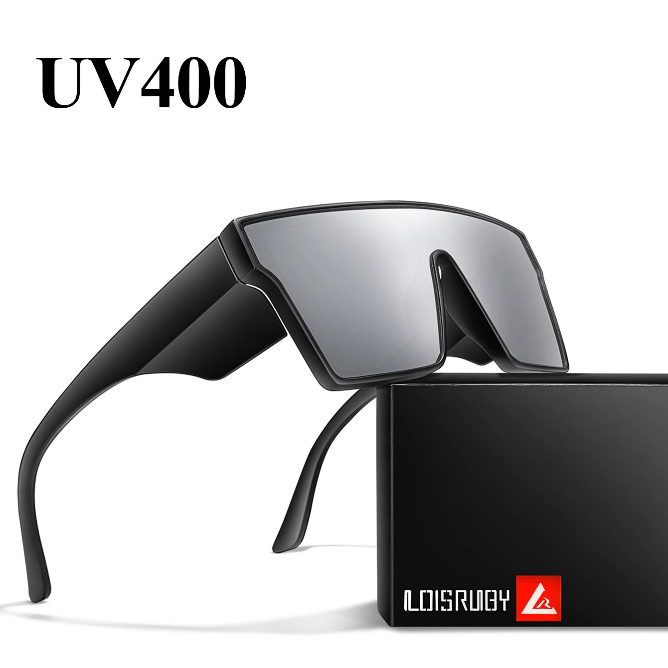 Großer Rahmen, bunte Linse, Radfahren, Sonnenbrille, Angeln, Wandern, Laufen, Fahren, Outdoor-Sport, für Männer und Frauen als Geschenk, Festival, UV400