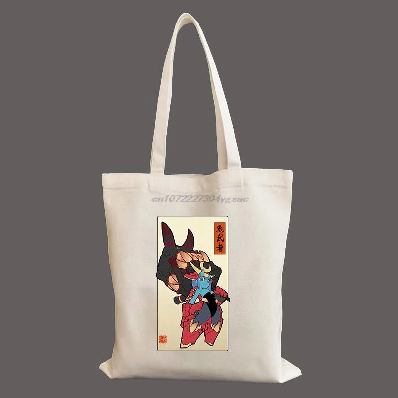 

Anime Hot Sexy Girl Bad Ass Devil Shopper Bags Shopping Bag Tote Bag Shoulder Bag Canvas Bags Large Capacity College Handbag